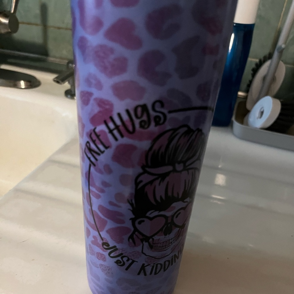 Purple Skinny Tumbler
